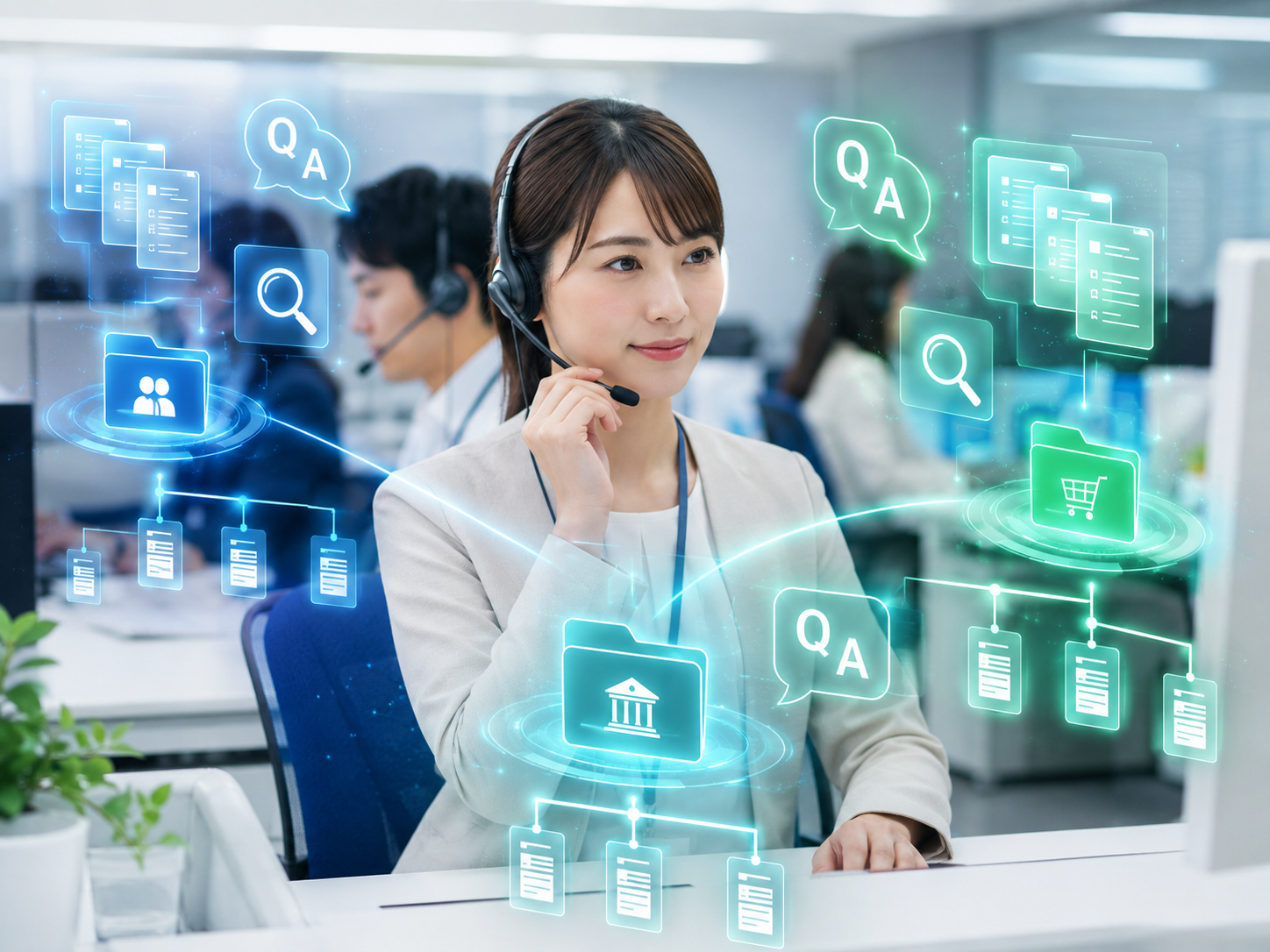 複数FAQによるナレッジ管理