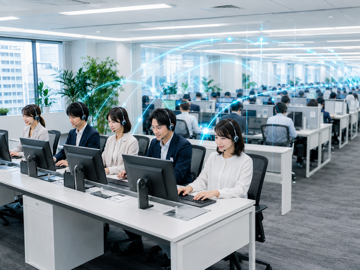 5席から数百席まで対応